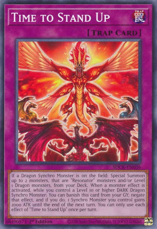 Time to Stand Up [SDCK-EN036] Common Yu-Gi-Oh!