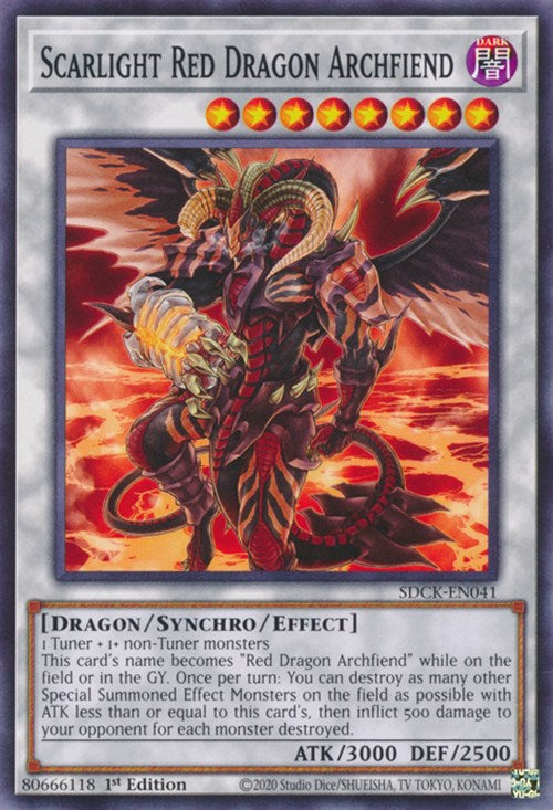Scarlight Red Dragon Archfiend [SDCK-EN041] Common Yu-Gi-Oh!