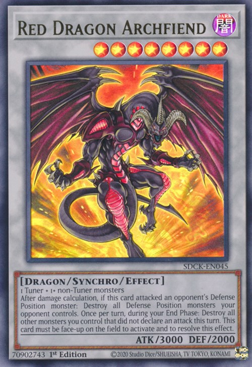 Red Dragon Archfiend [SDCK-EN045] Ultra Rare Yu-Gi-Oh!