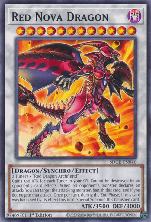 Red Nova Dragon [SDCK-EN046] Common Yu-Gi-Oh!