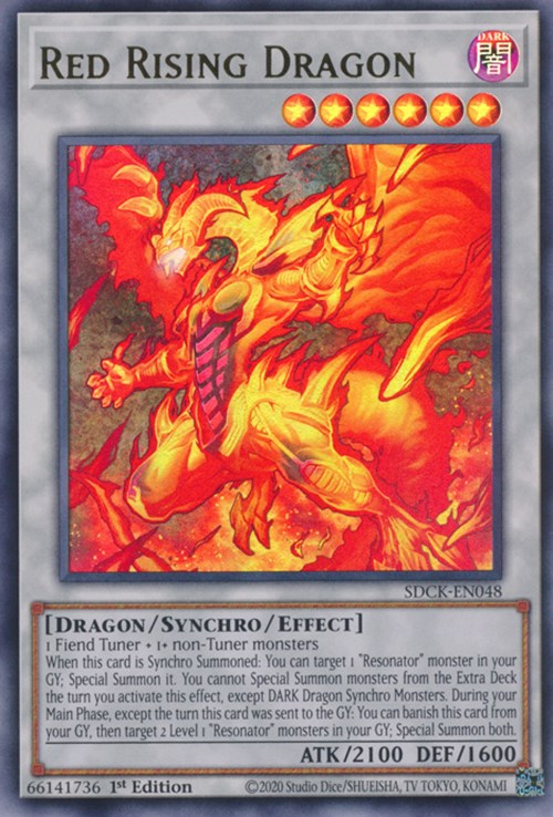 Red Rising Dragon [SDCK-EN048] Ultra Rare Yu-Gi-Oh!