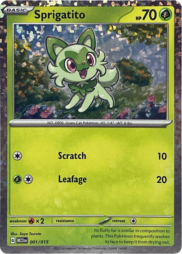 Sprigatito (001/015) [McDonald's Promos: 2023 Collection] Pokémon