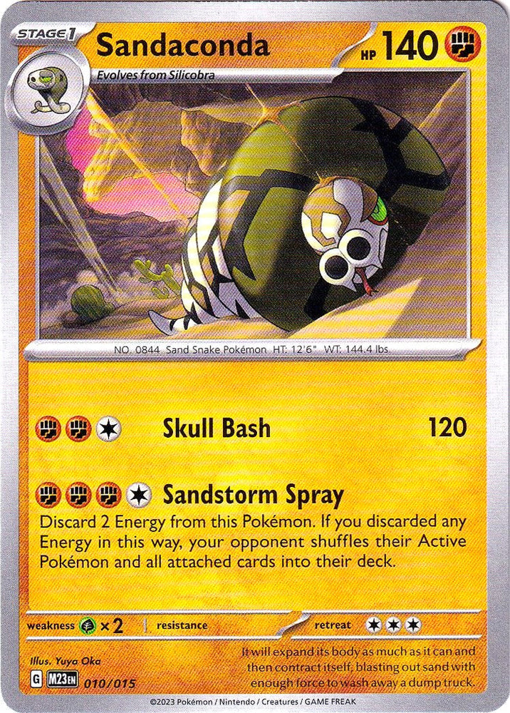 Sandaconda (010/015) [McDonald's Promos: 2023 Collection] Pokémon