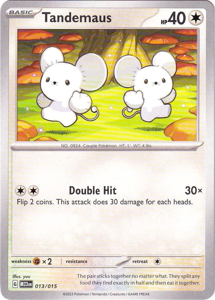 Tandemaus (013/015) [McDonald's Promos: 2023 Collection] Pokémon
