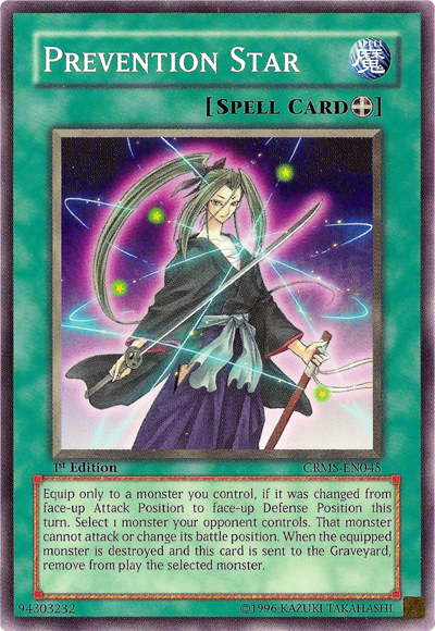 Prevention Star [CRMS-EN045] Common Yu-Gi-Oh!
