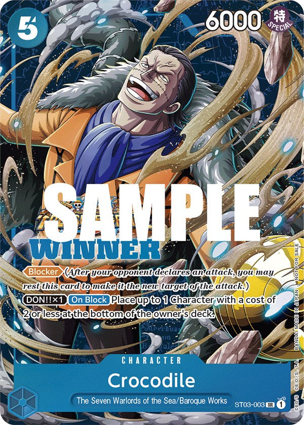 Crocodile (Winner Pack Vol. 5) [One Piece Promotion Cards]