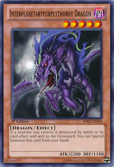 Interplanetarypurplythorny Dragon [BP02-EN104] Mosaic Rare Yu-Gi-Oh!