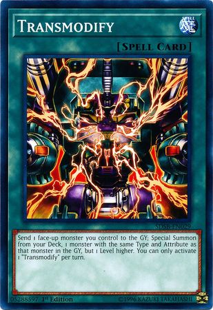 Transmodify [SDSB-EN029] Common Yu-Gi-Oh!