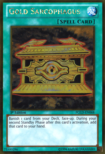 Gold Sarcophagus [PGLD-EN068] Gold Rare Yu-Gi-Oh!