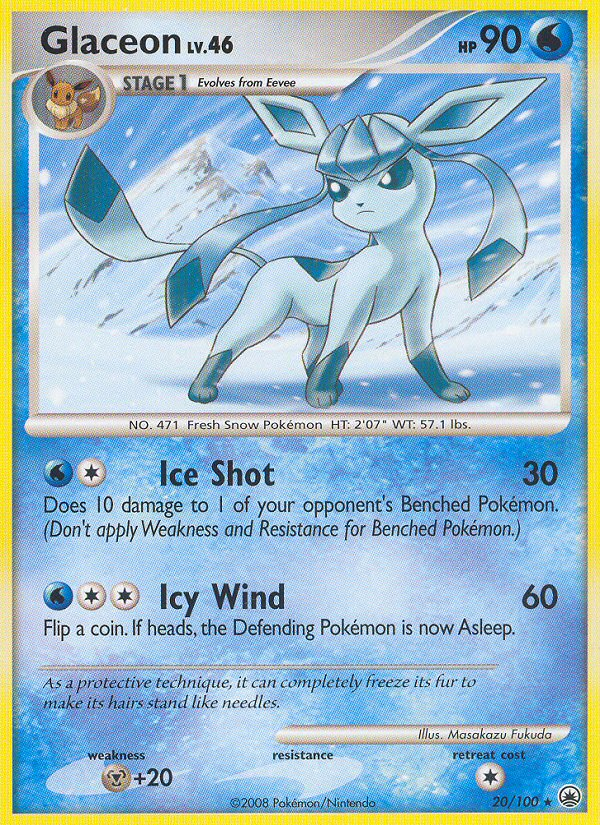 Glaceon (20/100) [Diamond & Pearl: Majestic Dawn] Pokémon