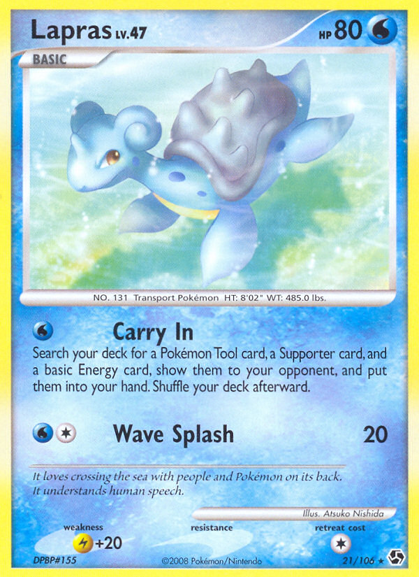 Lapras (21/106) [Diamond & Pearl: Great Encounters] Pokémon