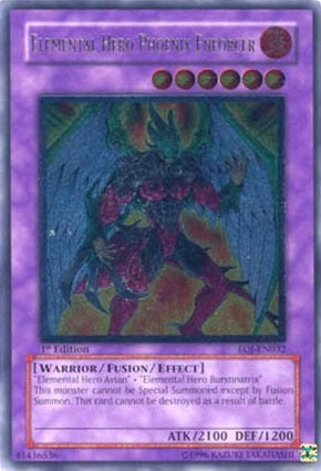 Elemental Hero Phoenix Enforcer [EOJ-EN032] Ultimate Rare Yu-Gi-Oh!