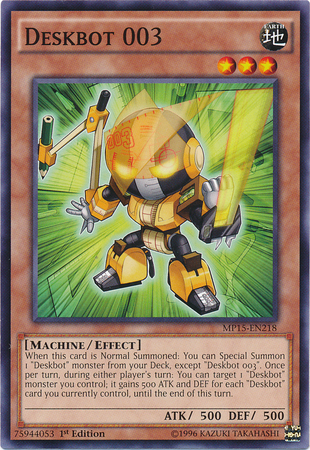 Deskbot 003 [MP15-EN218] Common Yu-Gi-Oh!