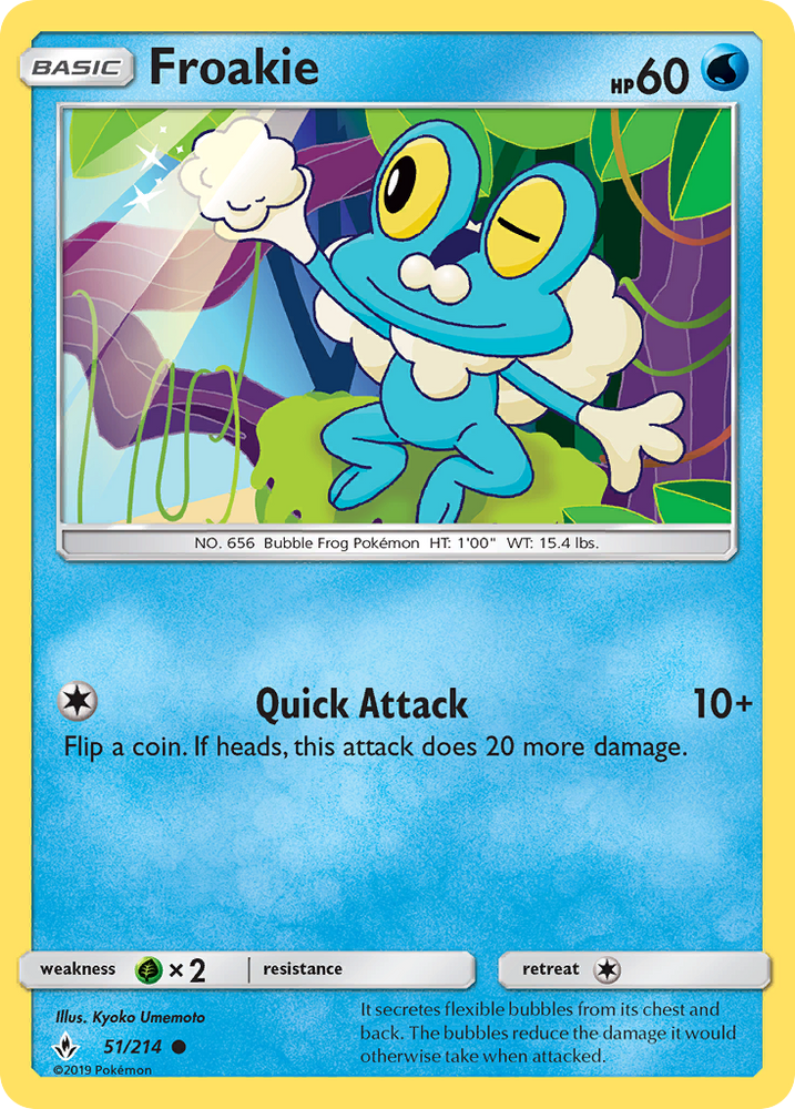 Froakie (51/214) [Sun & Moon: Unbroken Bonds] Pokémon