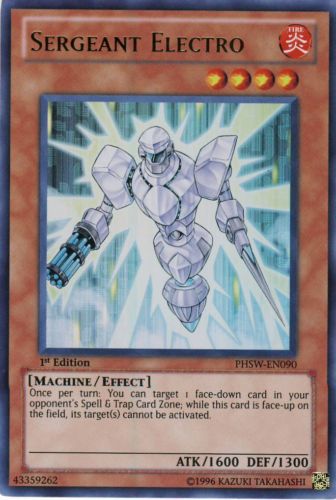 Sergeant Electro [PHSW-EN090] Ultra Rare Yu-Gi-Oh!