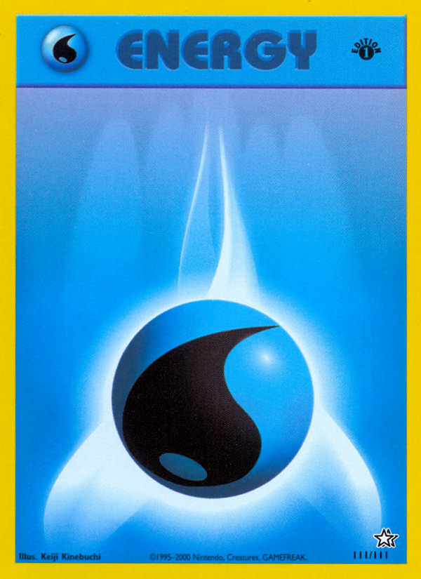 Water Energy (111/111) [Neo Genesis 1st Edition] Pokémon