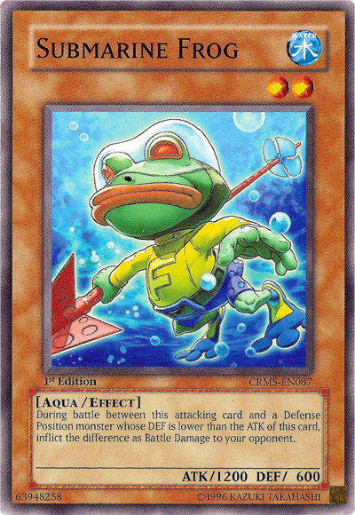 Submarine Frog [CRMS-EN087] Common Yu-Gi-Oh!
