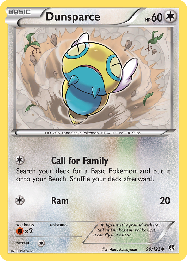 Dunsparce (90/122) [XY: BREAKpoint] Pokémon