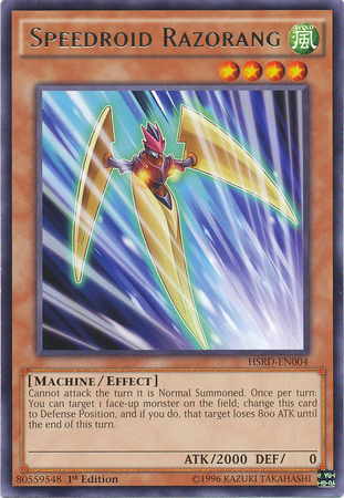 Speedroid Razorang [HSRD-EN004] Rare Yu-Gi-Oh!