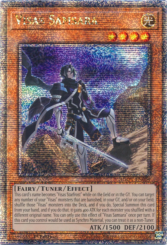 Visas Samsara (Quarter Century Secret Rare) [AGOV-EN004] Quarter Century Secret Rare Yu-Gi-Oh!
