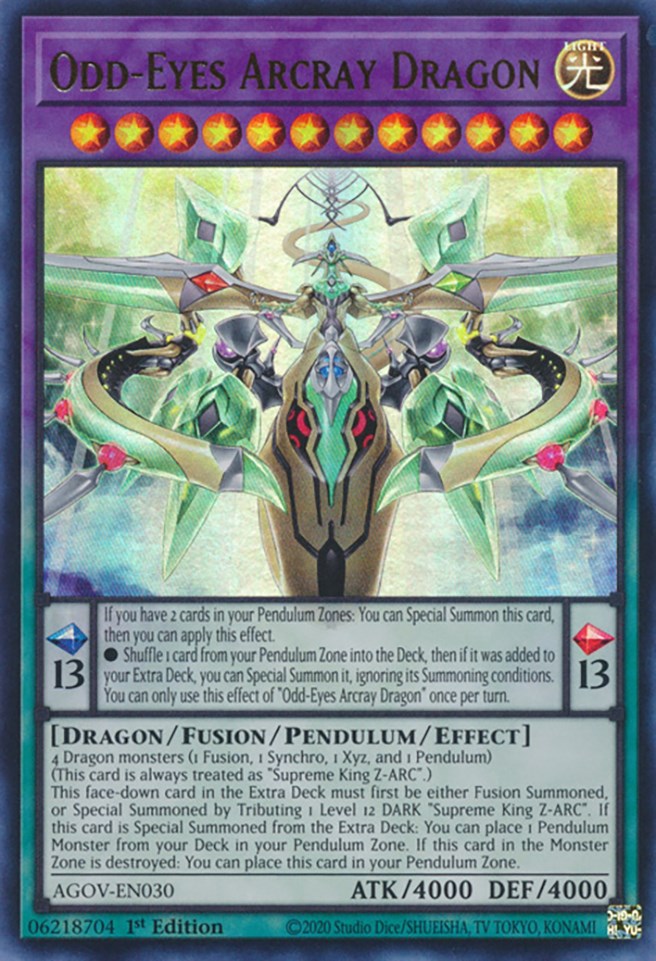 Odd-Eyes Arcray Dragon [AGOV-EN030] Ultra Rare Yu-Gi-Oh!