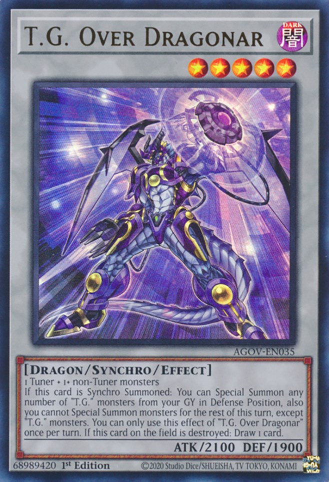 T.G. Over Dragonar [AGOV-EN035] Ultra Rare Yu-Gi-Oh!