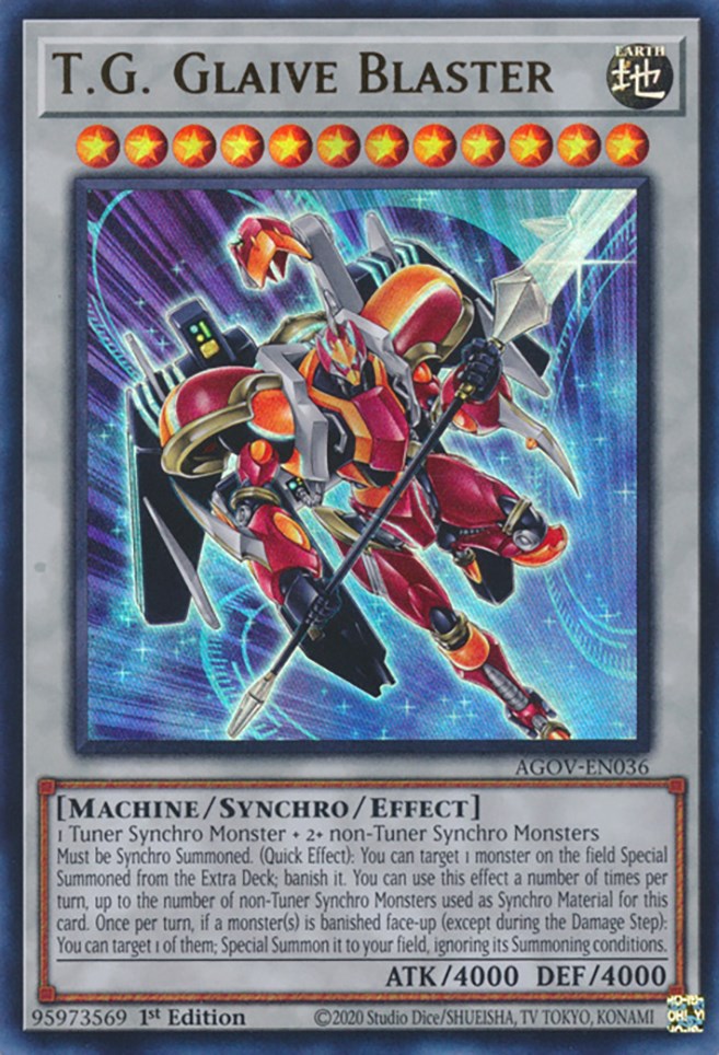 T.G. Glaive Blaster [AGOV-EN036] Ultra Rare Yu-Gi-Oh!