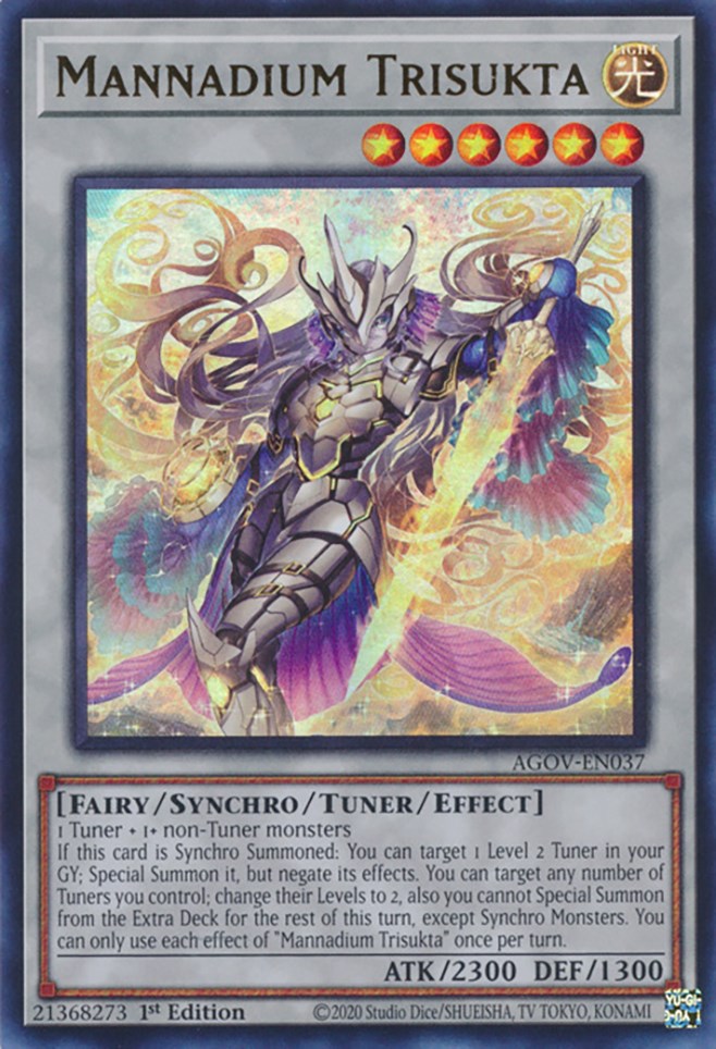 Mannadium Trisukta [AGOV-EN037] Ultra Rare Yu-Gi-Oh!