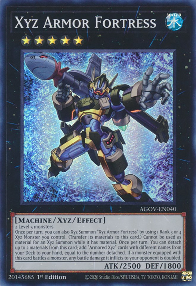 Xyz Armor Fortress [AGOV-EN040] Super Rare Yu-Gi-Oh!