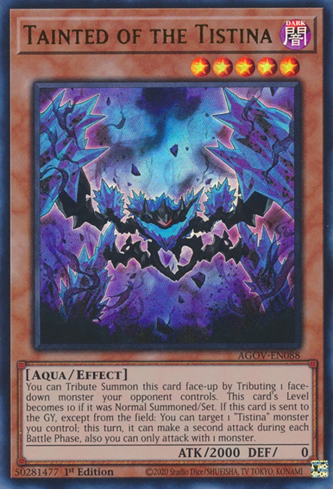 Tainted of the Tistina [AGOV-EN088] Ultra Rare Yu-Gi-Oh!