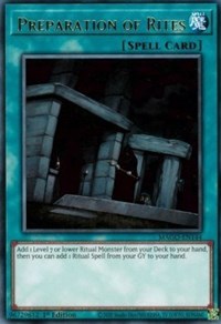 Preparation of Rites [MAGO-EN144] Rare Yu-Gi-Oh!