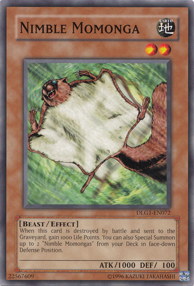 Nimble Momonga [DLG1-EN072] Common Yu-Gi-Oh!