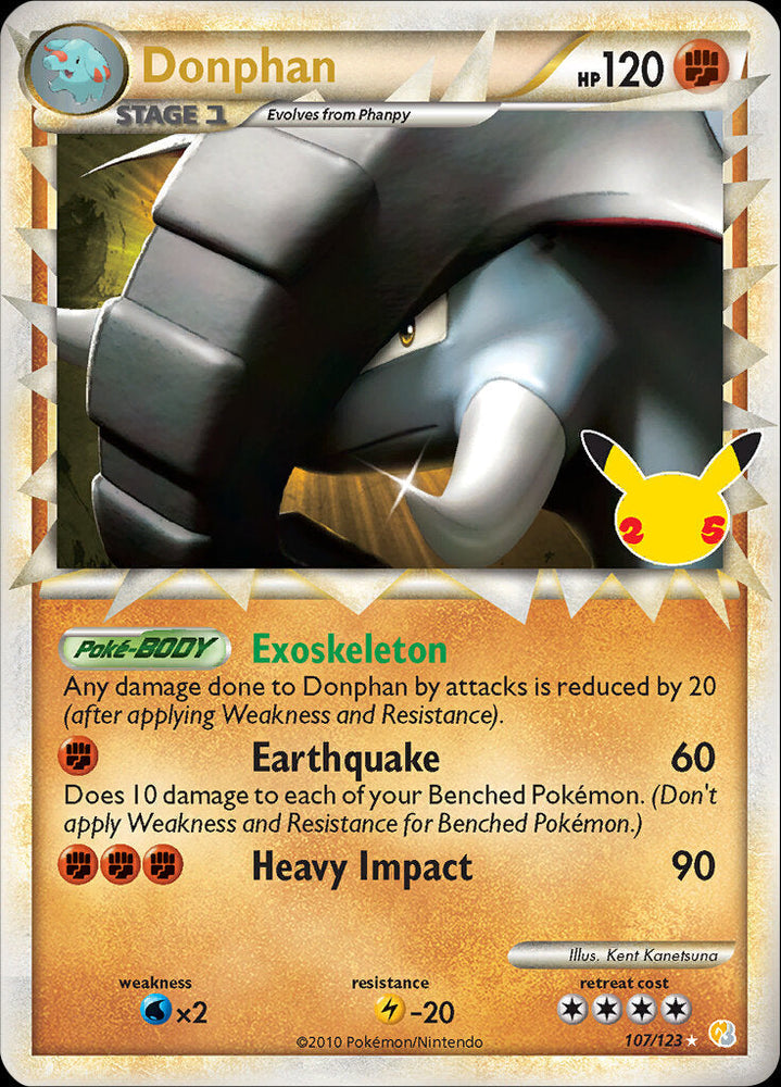 Donphan (107/123) [Celebrations: 25th Anniversary - Classic Collection] Pokémon