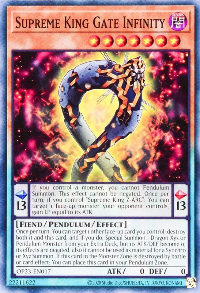 Supreme King Gate Infinity [OP23-EN017] Common Yu-Gi-Oh!