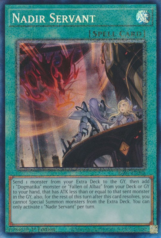 Nadir Servant [RA01-EN062] Prismatic Collector's Rare Yu-Gi-Oh!