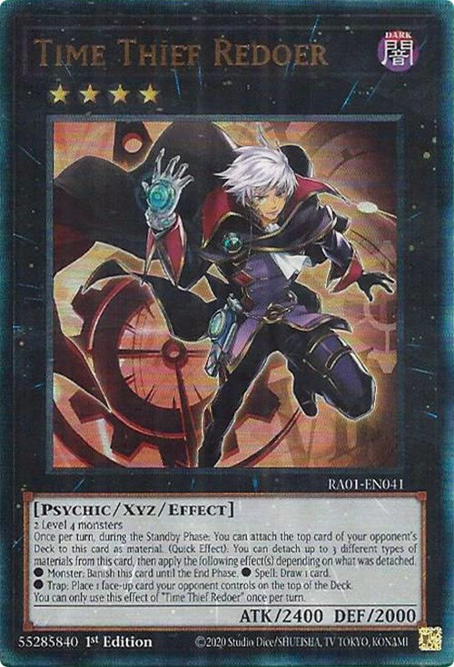 Time Thief Redoer [RA01-EN041] Prismatic Ultimate Rare Yu-Gi-Oh!