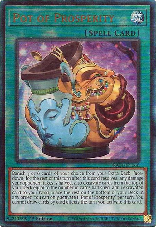 Pot of Prosperity [RA01-EN066] Prismatic Ultimate Rare Yu-Gi-Oh!