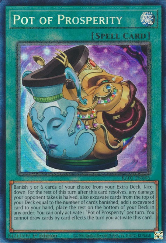 Pot of Prosperity [RA01-EN066] Prismatic Collector's Rare Yu-Gi-Oh!