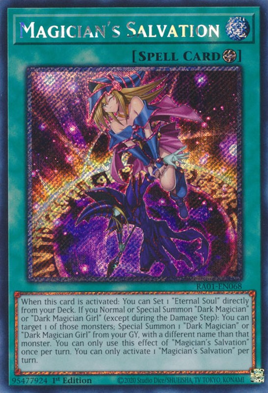 Magician's Salvation [RA01-EN068] Platinum Secret Rare Yu-Gi-Oh!