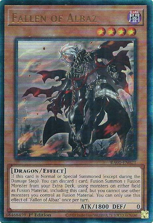 Fallen of Albaz [RA01-EN021] Prismatic Ultimate Rare Yu-Gi-Oh!