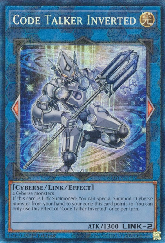 Code Talker Inverted [RA01-EN045] Prismatic Collector's Rare Yu-Gi-Oh!