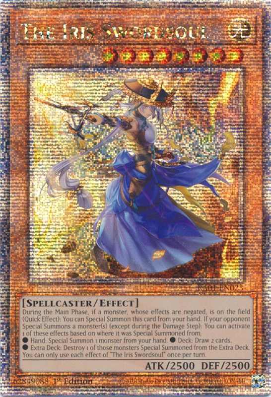 The Iris Swordsoul [RA01-EN023] Quarter Century Secret Rare Yu-Gi-Oh!