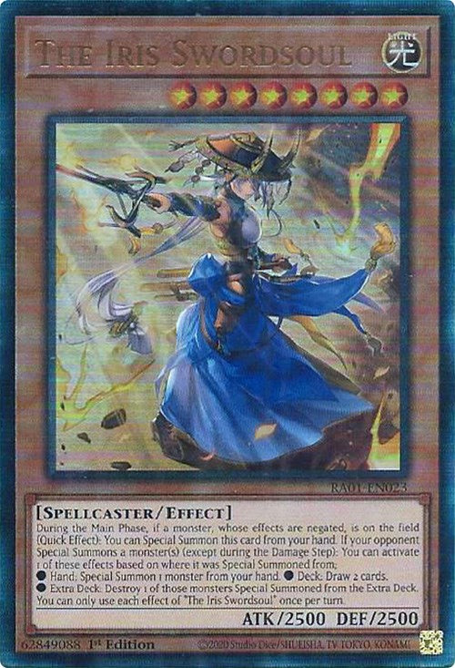 The Iris Swordsoul [RA01-EN023] Prismatic Ultimate Rare Yu-Gi-Oh!