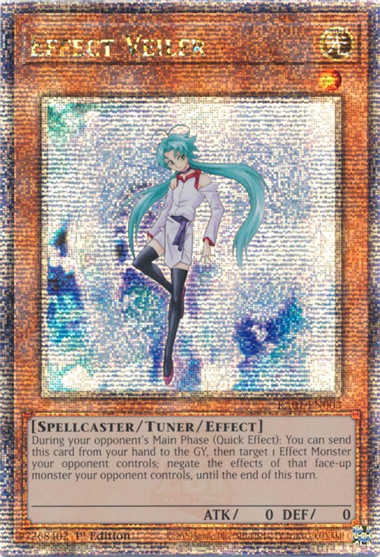 Effect Veiler [RA01-EN003] Quarter Century Secret Rare Yu-Gi-Oh!