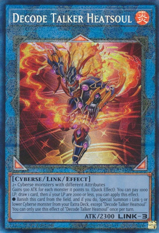 Decode Talker Heatsoul [RA01-EN048] Prismatic Collector's Rare Yu-Gi-Oh!