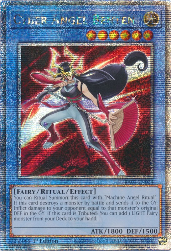 Cyber Angel Benten [RA01-EN024] Quarter Century Secret Rare Yu-Gi-Oh!
