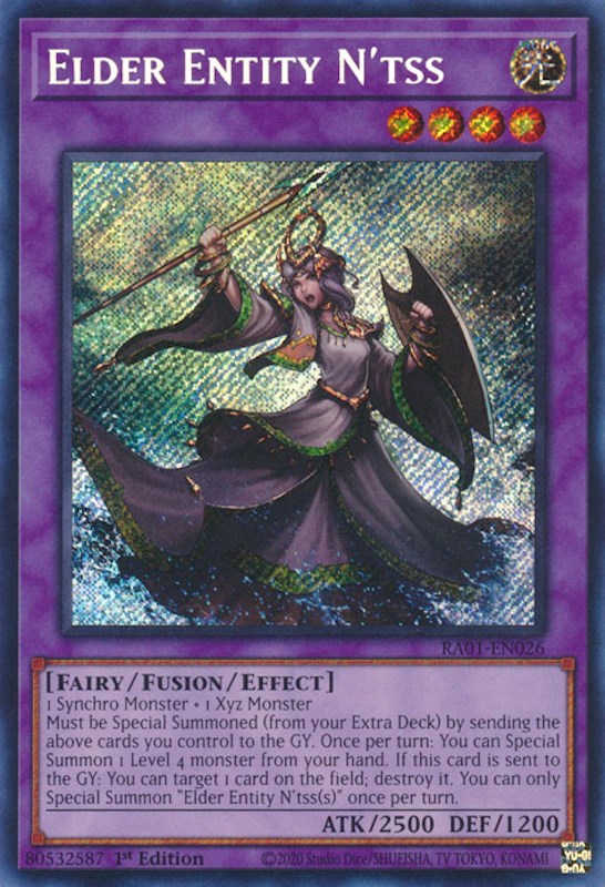 Elder Entity N'tss [RA01-EN026] Secret Rare Yu-Gi-Oh!