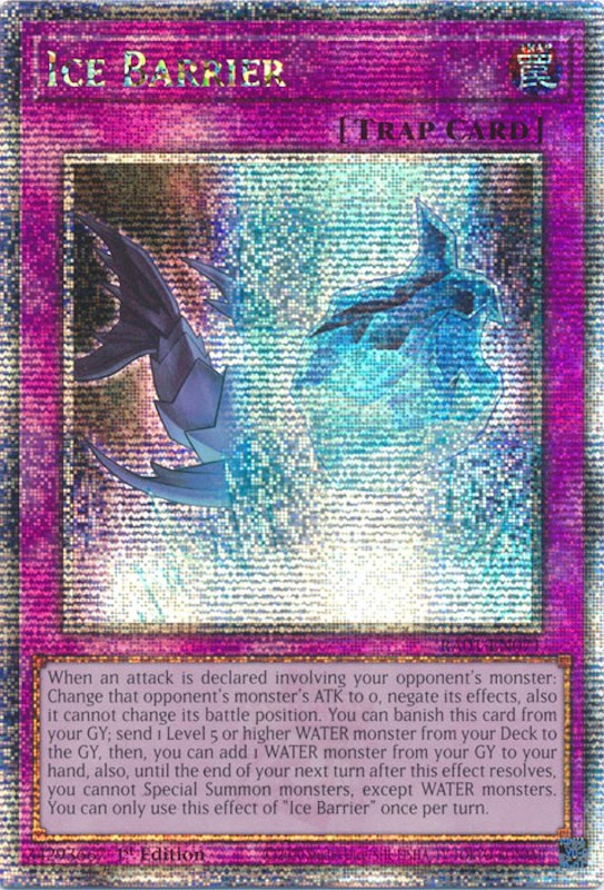 Ice Barrier [RA01-EN071] Quarter Century Secret Rare Yu-Gi-Oh!