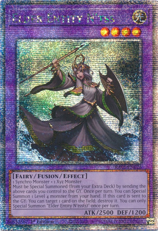 Elder Entity N'tss [RA01-EN026] Quarter Century Secret Rare Yu-Gi-Oh!