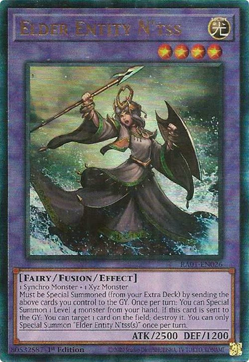 Elder Entity N'tss [RA01-EN026] Prismatic Ultimate Rare Yu-Gi-Oh!